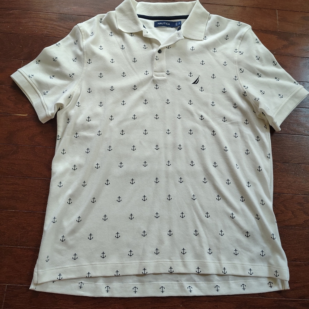 Nautica Men's Polo Shirt with Anchor Design